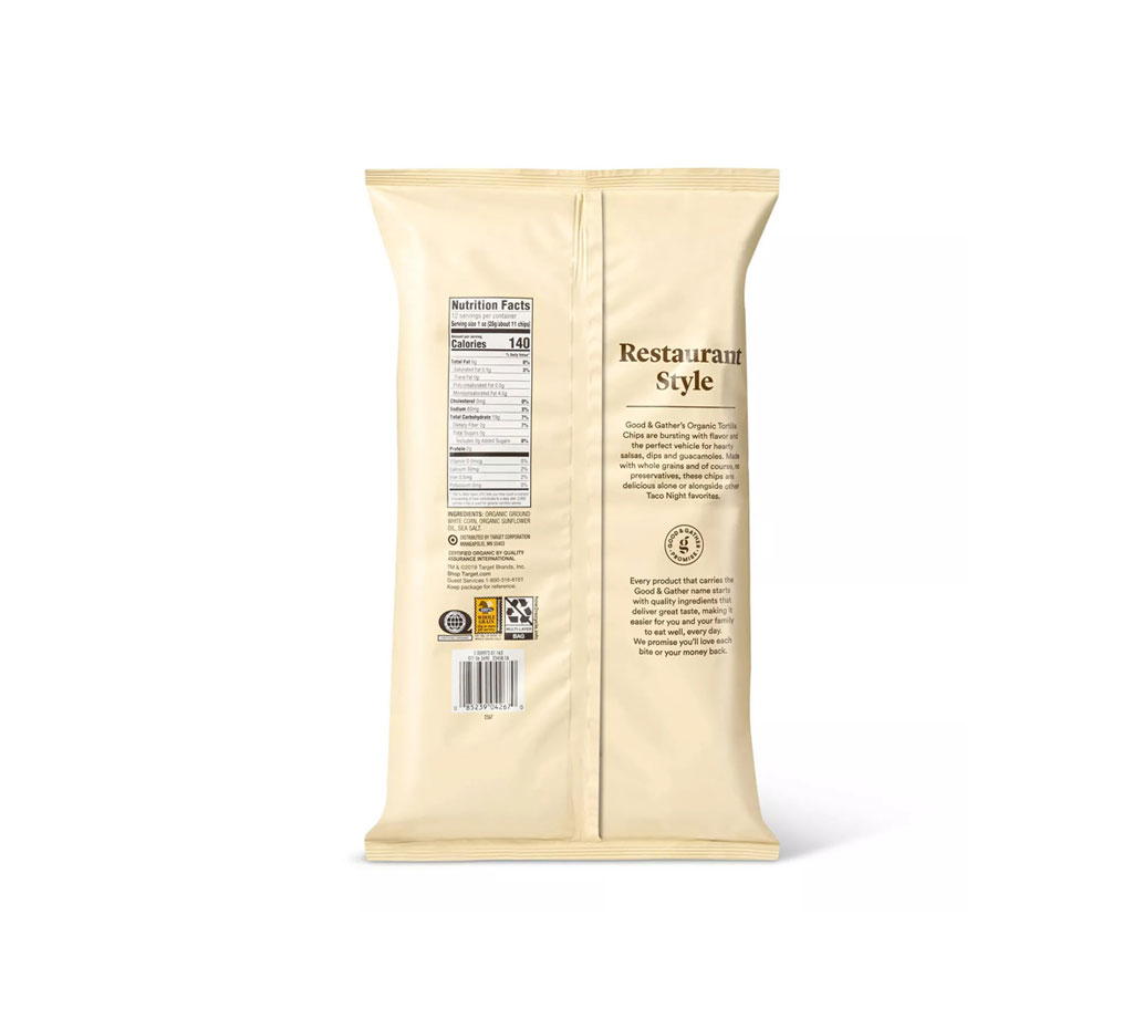 Organic White Corn Tortilla Chips - Image 2